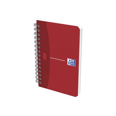 Oxford Office Essentials - Carnet à spirale 9 x 14 cm - 180 pages - petits carreaux (5x5 mm) - disponible dans différentes couleurs