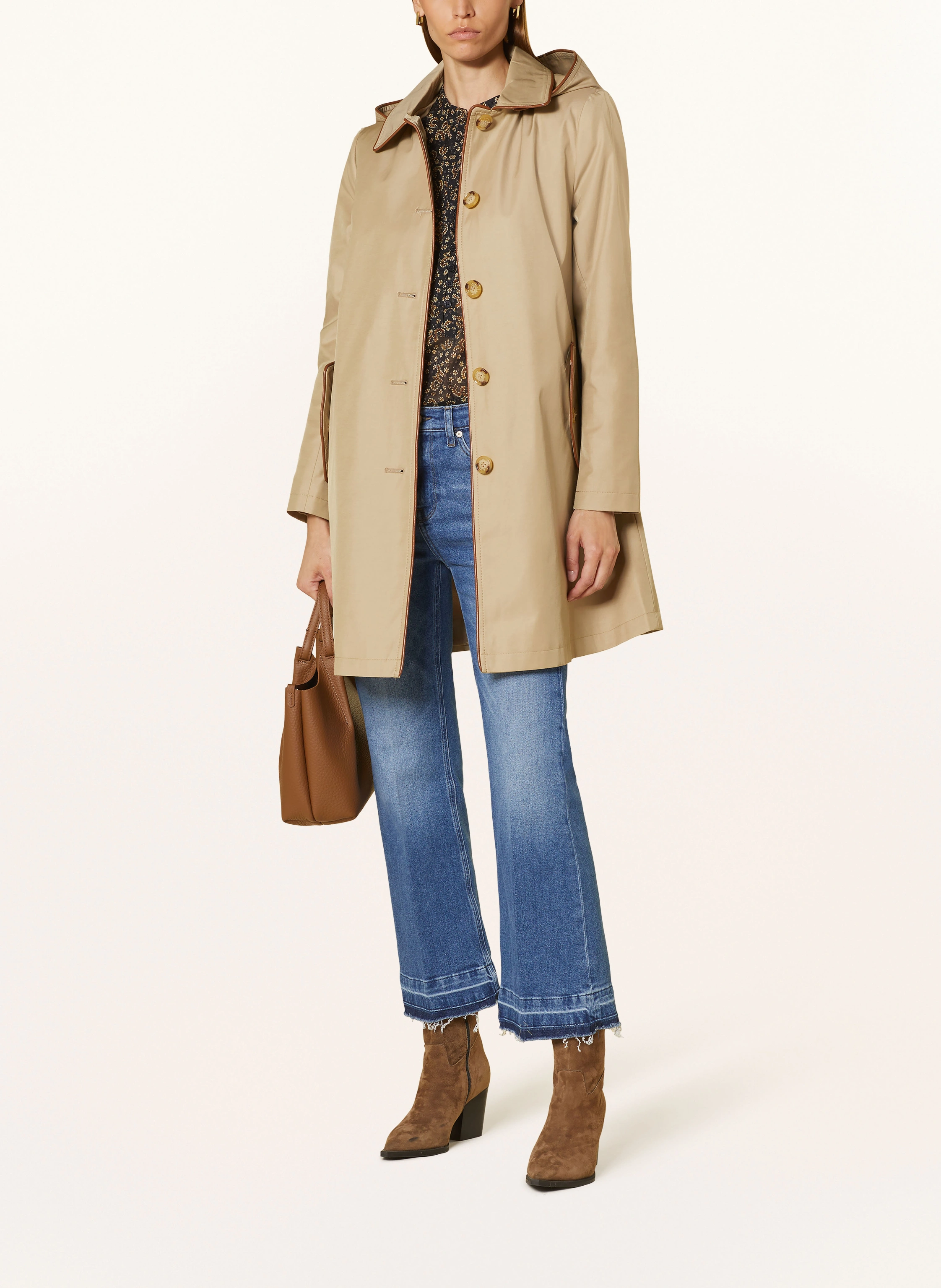 LAUREN RALPH LAUREN Mantel mit abnehmbarer Kapuze