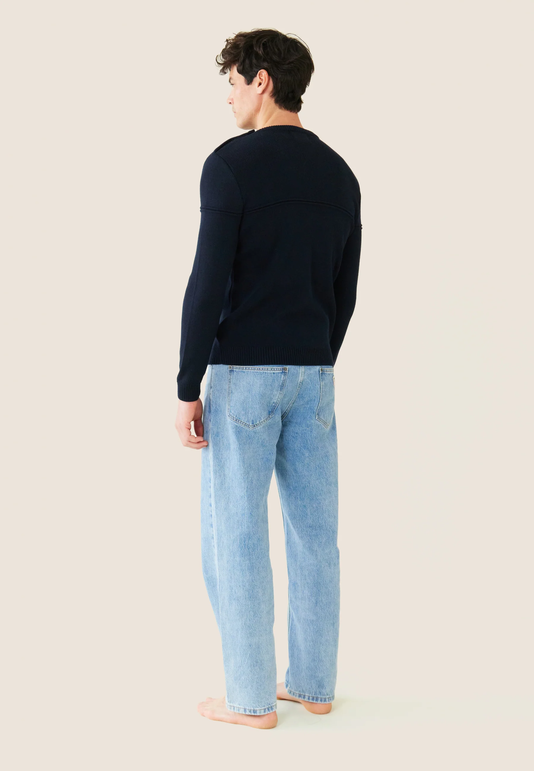 Pull Homme-François Bleu Marine