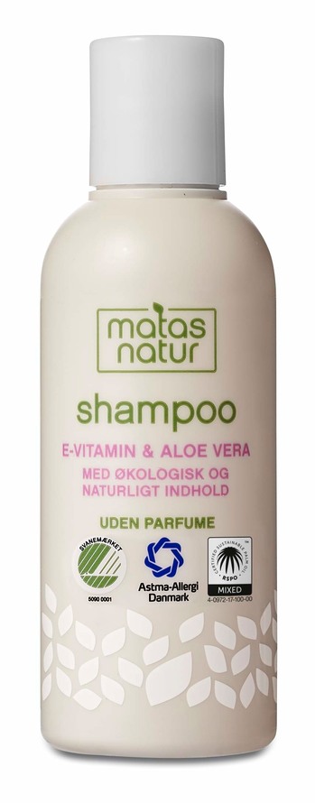 Matas Natur Aloe Vera & E-vitamin Shampoo 80 ml, rejsestørrelse