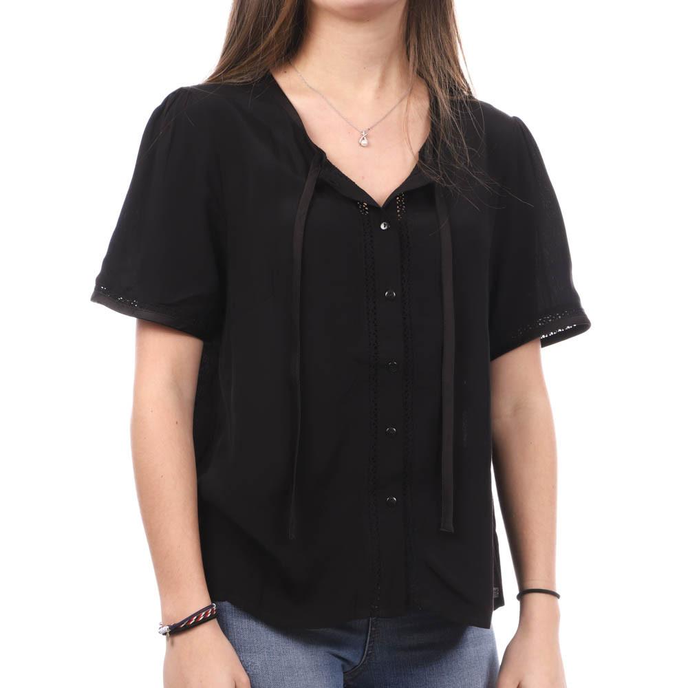 Teddy Smith Chemise Noir Femme Teddy Smith Cilly
