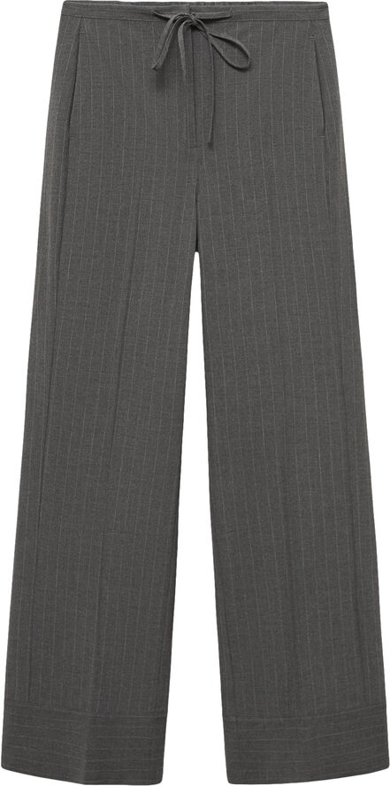 MANGO Chalk-stripe straight trousers 92