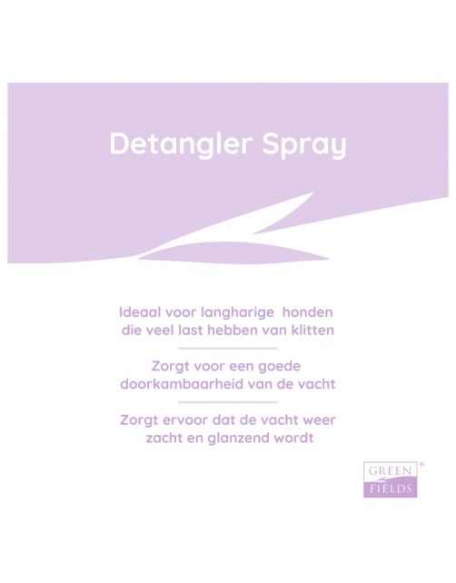Greenfields Hondenspray Anti-Klit - Hondenvachtverzorging - 250 ml