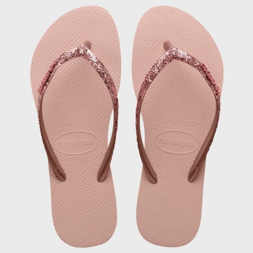 Tongs Femme Slim Glitter II Rose