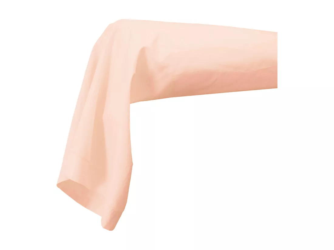 Taie de Traversin Unie en 100% Coton