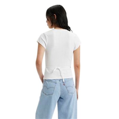 Tee-shirt à manches courtes femme Dry Goods Pointelle Wrap LEVIS