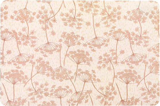 Intratuin placemat Flora beige 45 x 30 cm