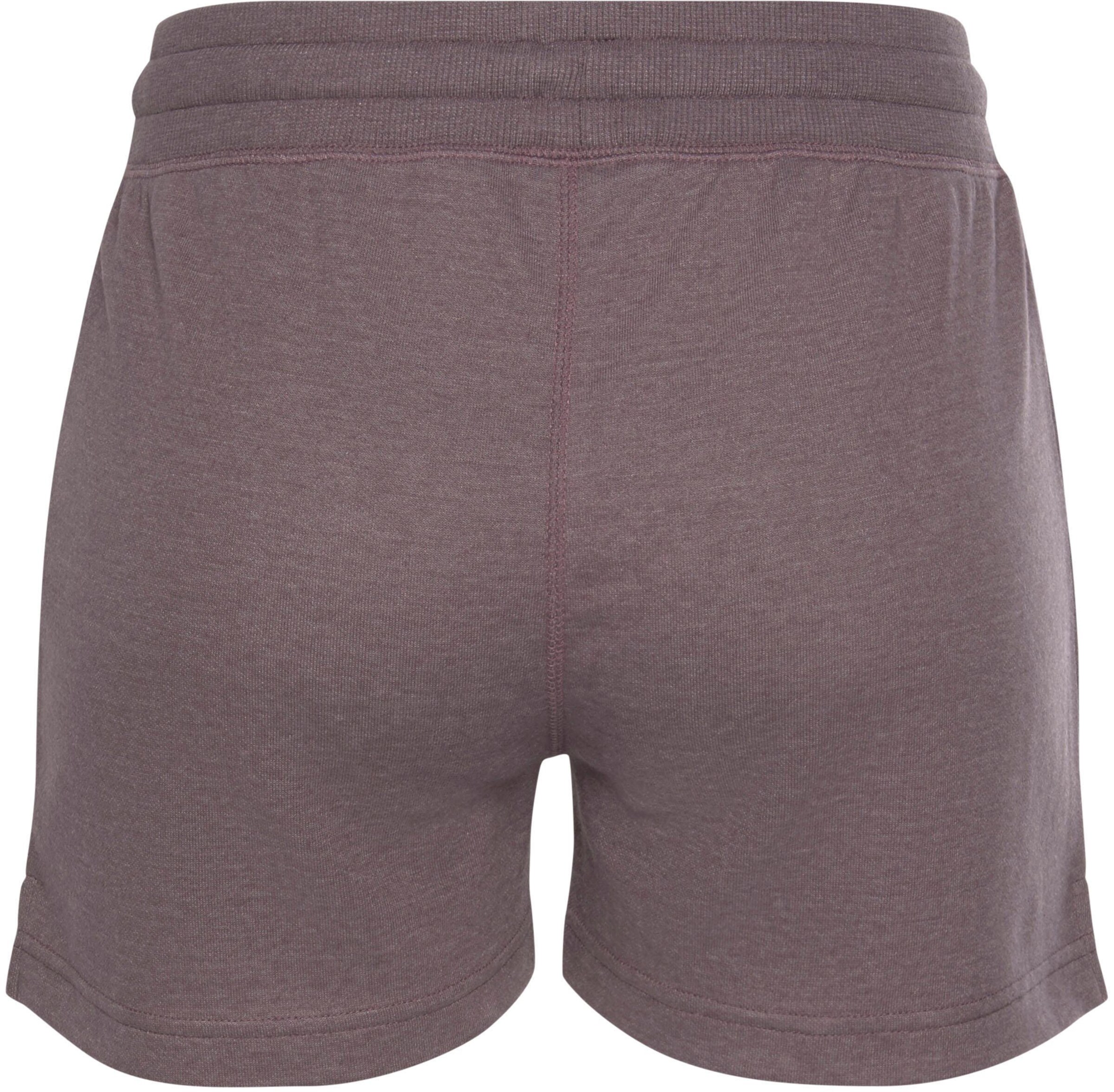 Relaxshorts in mauve-meliert