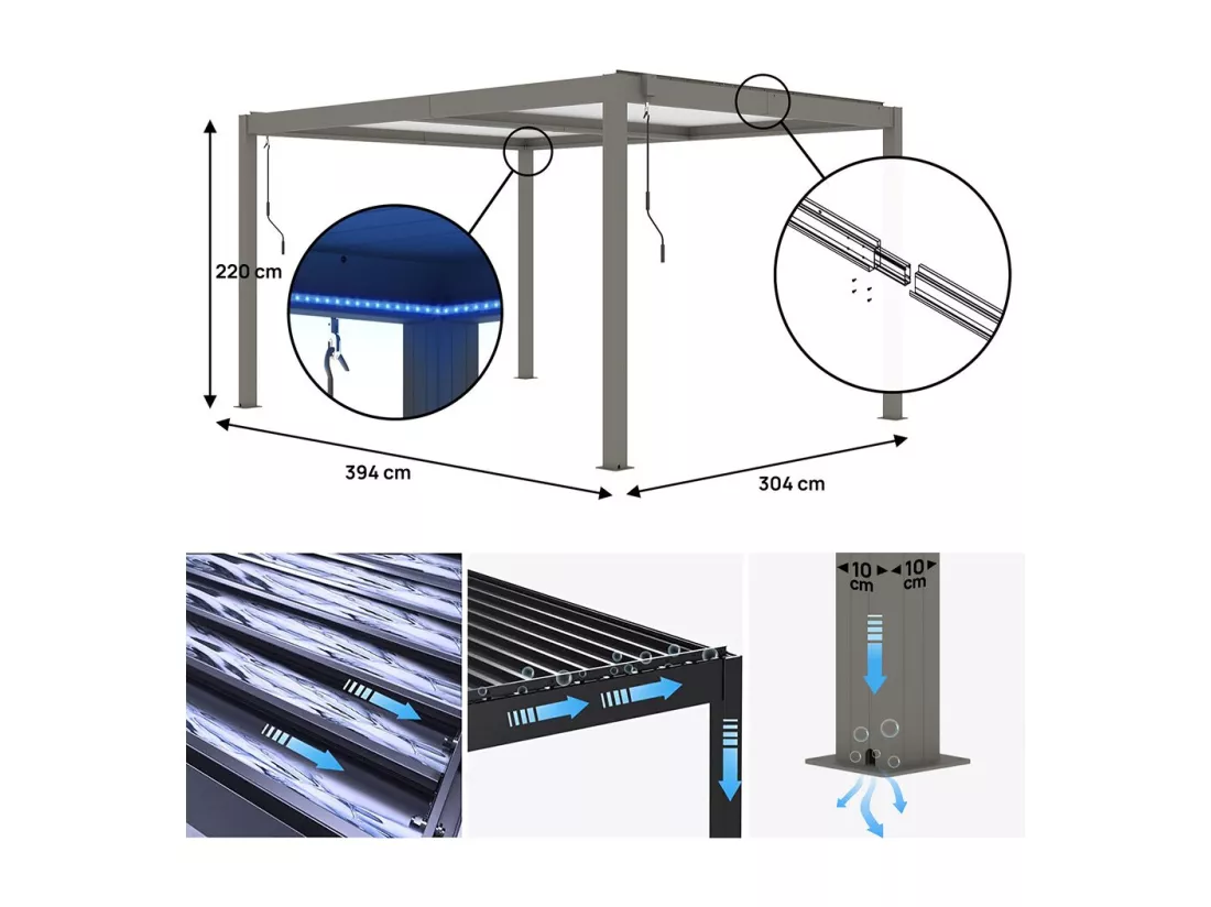 Pergola bioclimatique 