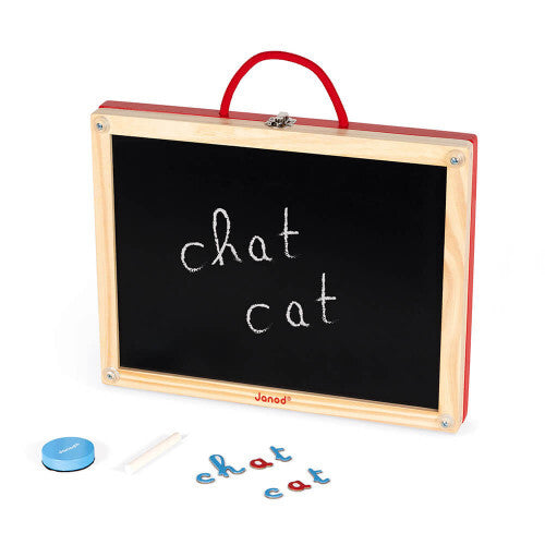 Janod magneetkoffer 4-in-1 letters leren