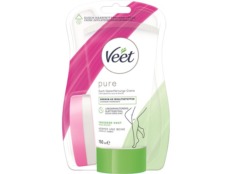 Veet Enthaarungscrème In-Shower 150 ml Effektive Haarentfernungscrème zur Anwendung in der Dusche