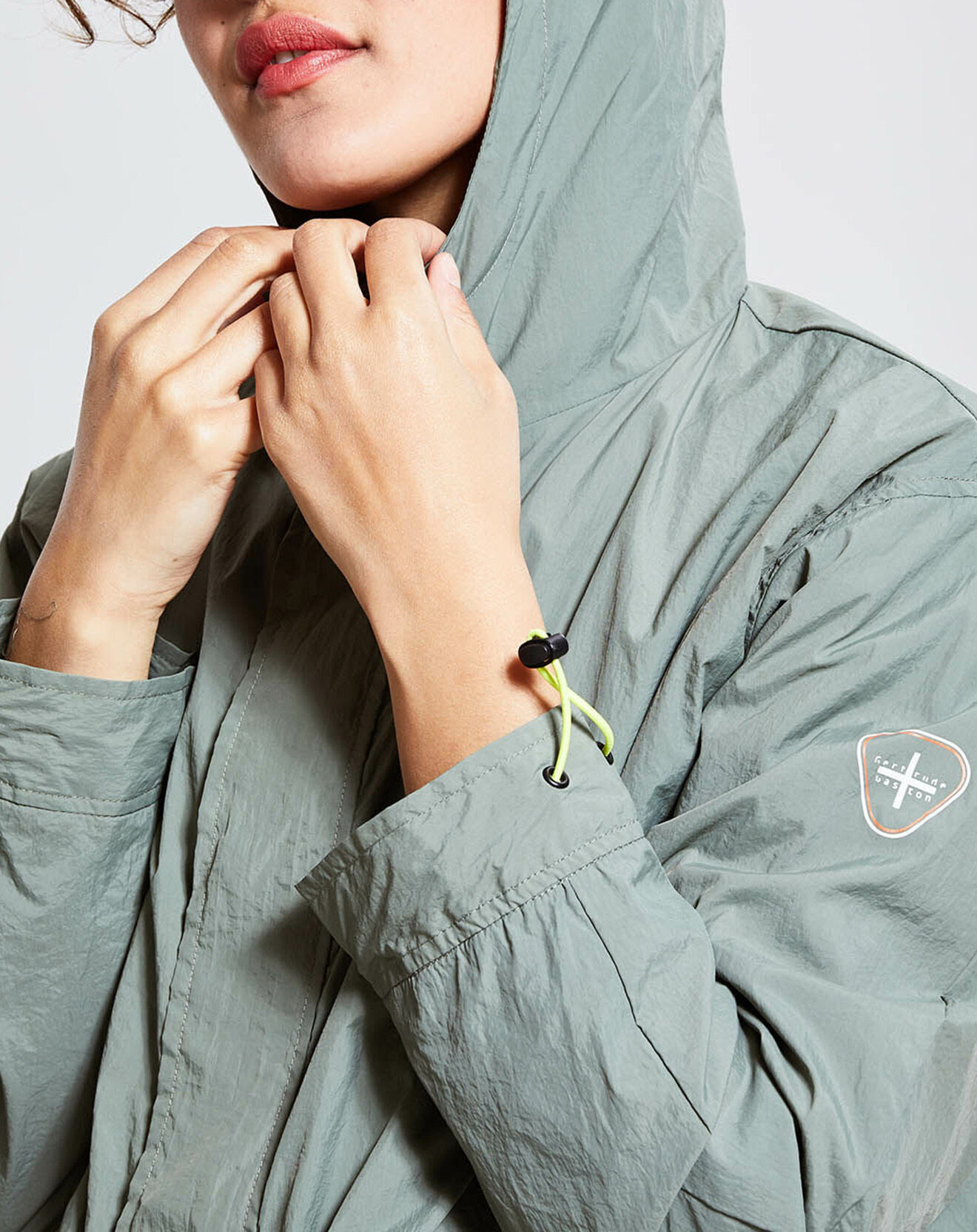 Gertrude + Gaston Veste coupe-vente mixte Gabriel verte