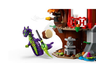 LEGO Ninjavoertuigen bij de boomhut (71857)
