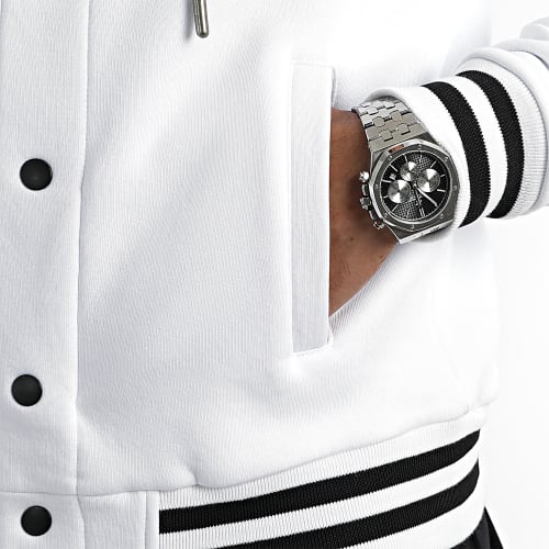 Veste Teddy A Capuche 2537 Blanc