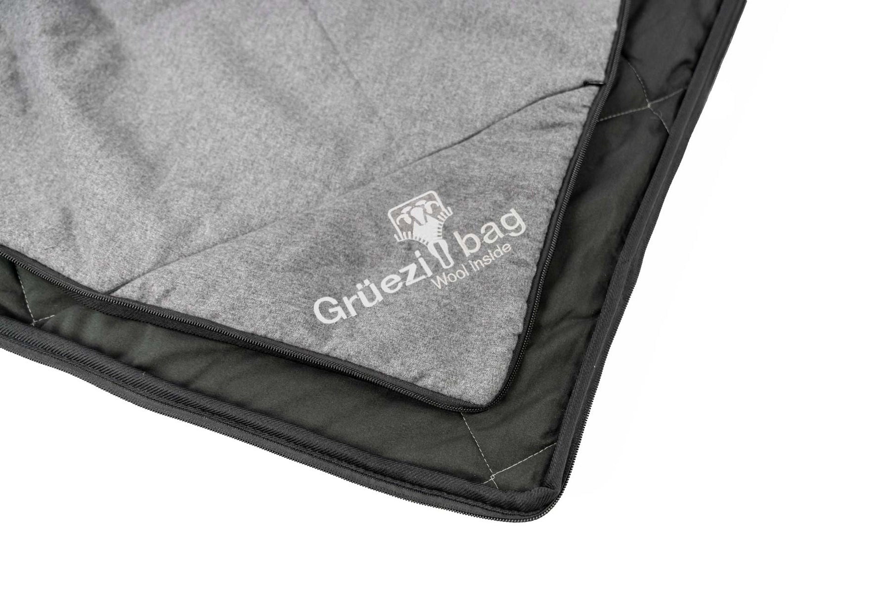 Grüezi Bag WellhealthBlanket Wool Melange Schlafsack grau