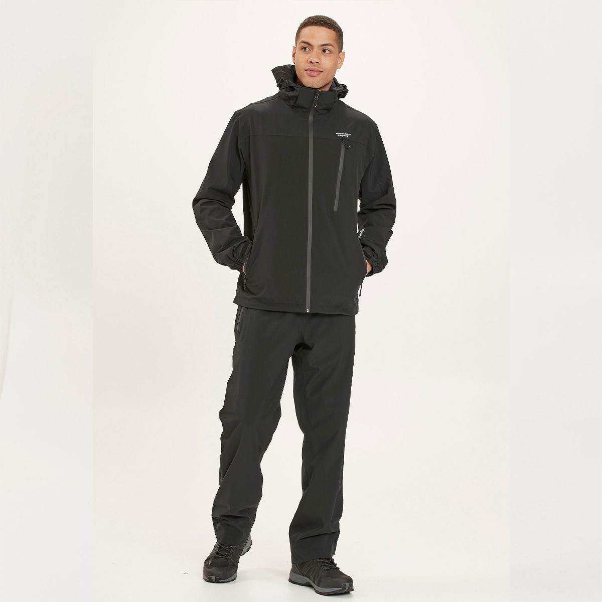 Weather Report Delton regnjakke, herre (Black)