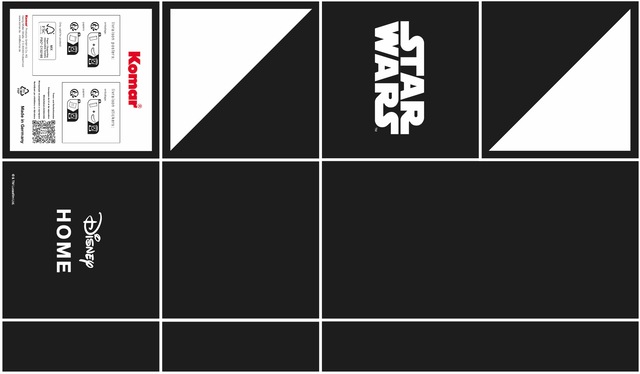 Komar Wandbild »Star Wars Boba Fett Illustration Target« Disney Set, 1 Stk. tlg. 40 x 50 cm (Breite x Höhe) - Kinderzimmer, Dekoration