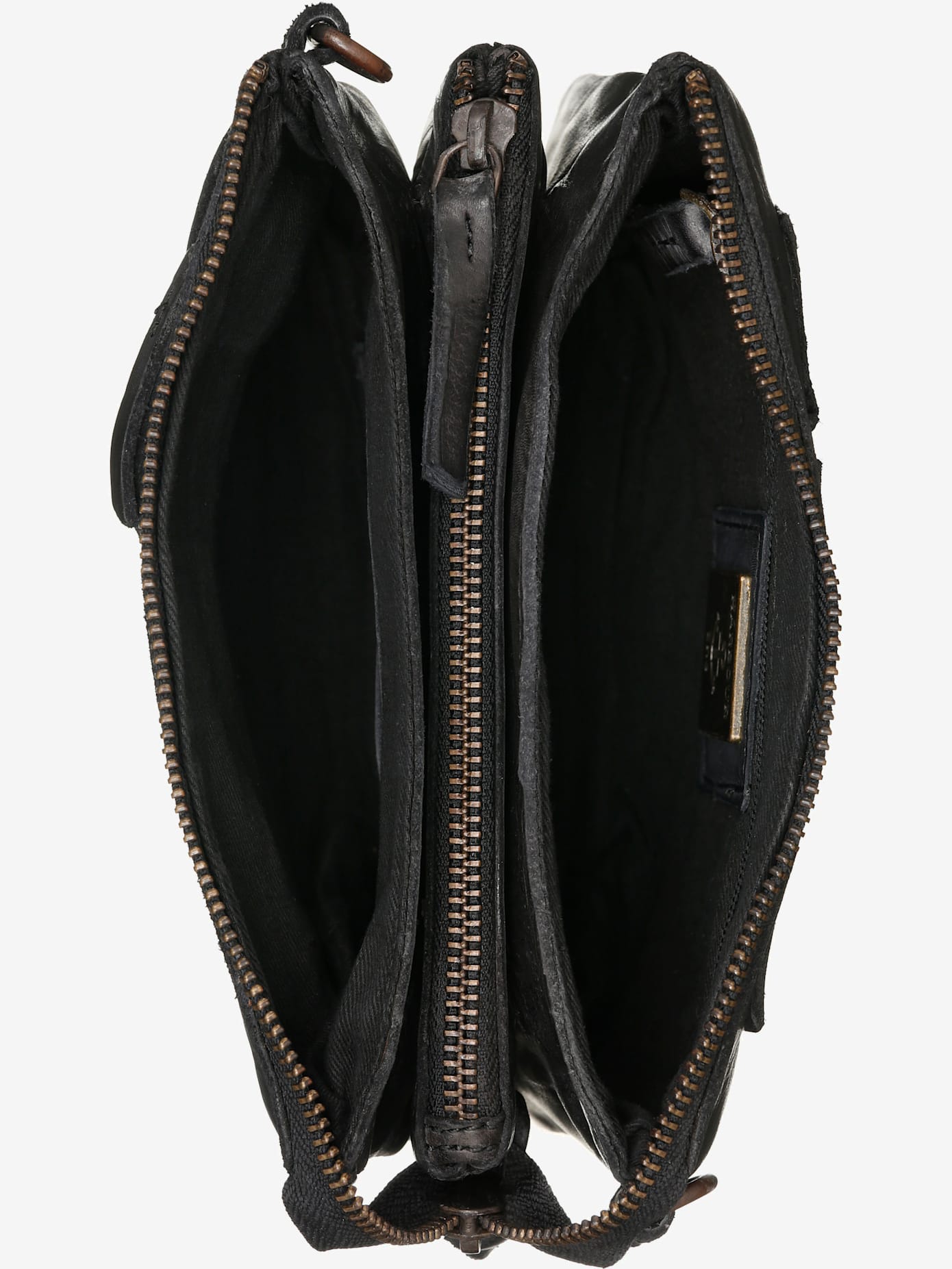 Petit sac en cuir délavé