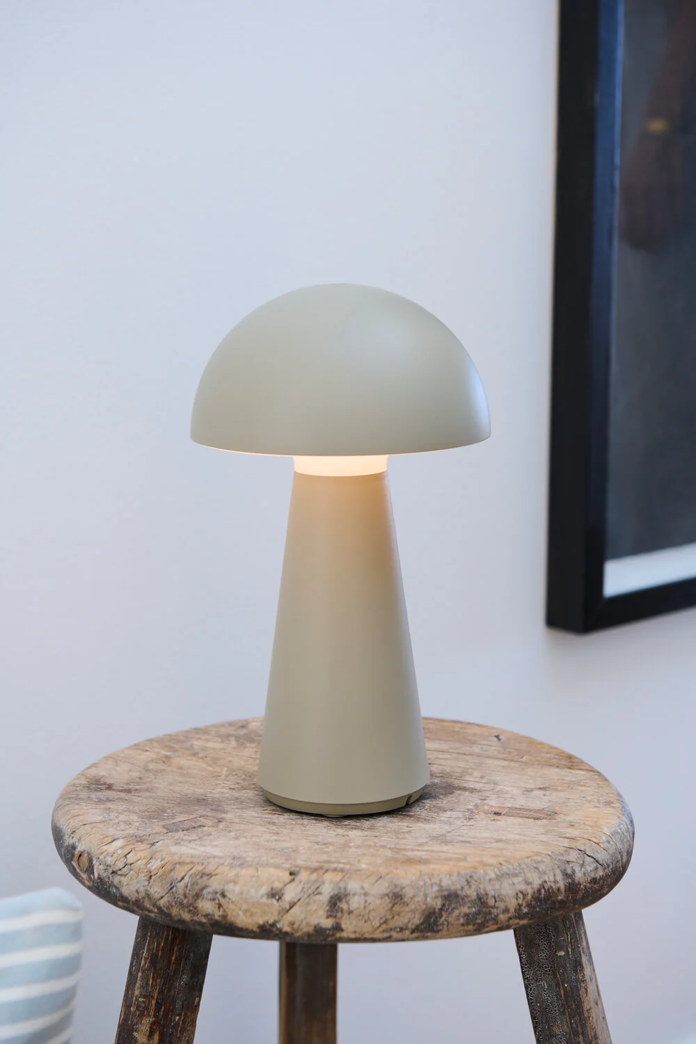 Sirius  Sam lampe, grå - H28 cm.