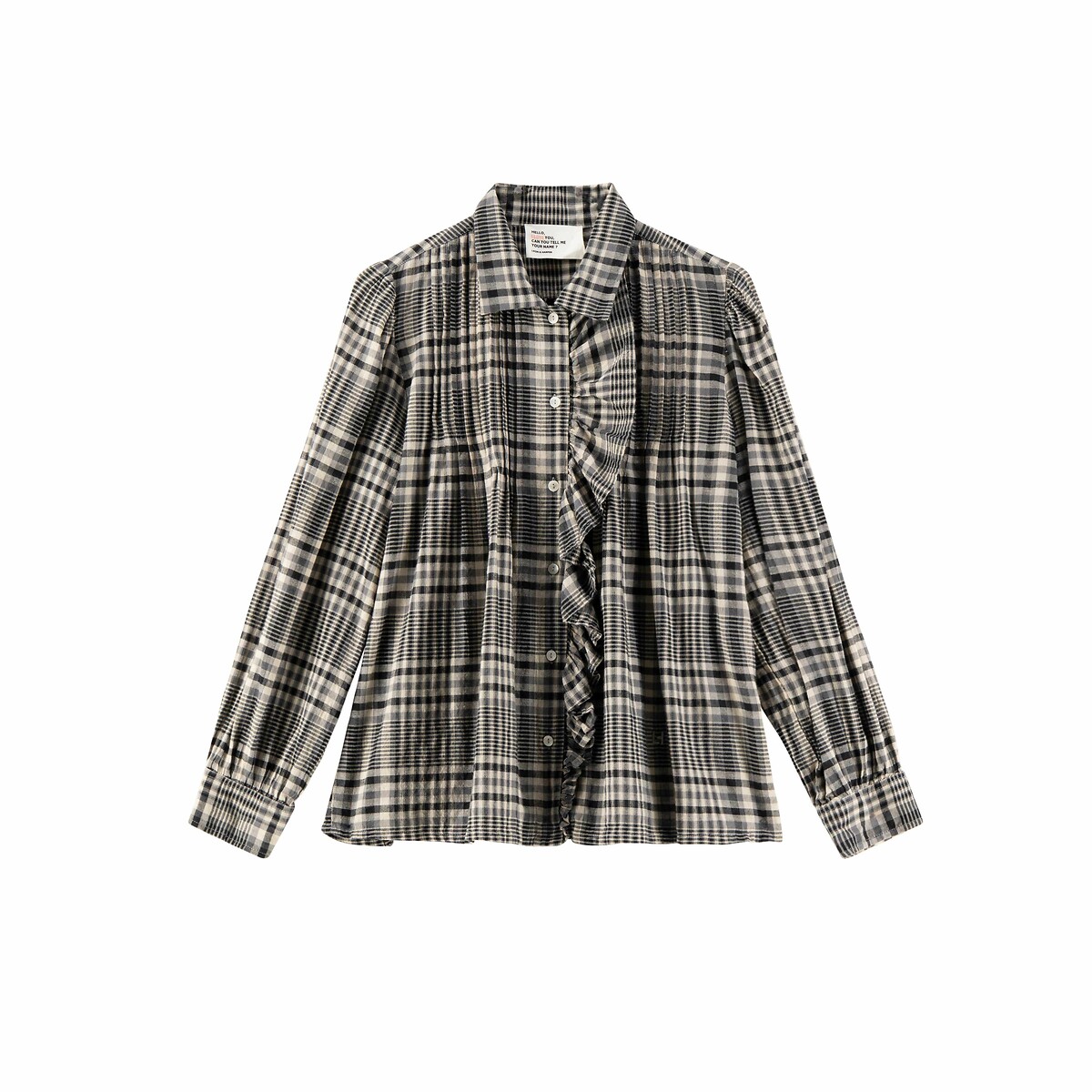 LEON & HARPER<br>Blusa xadrez, CLAUS