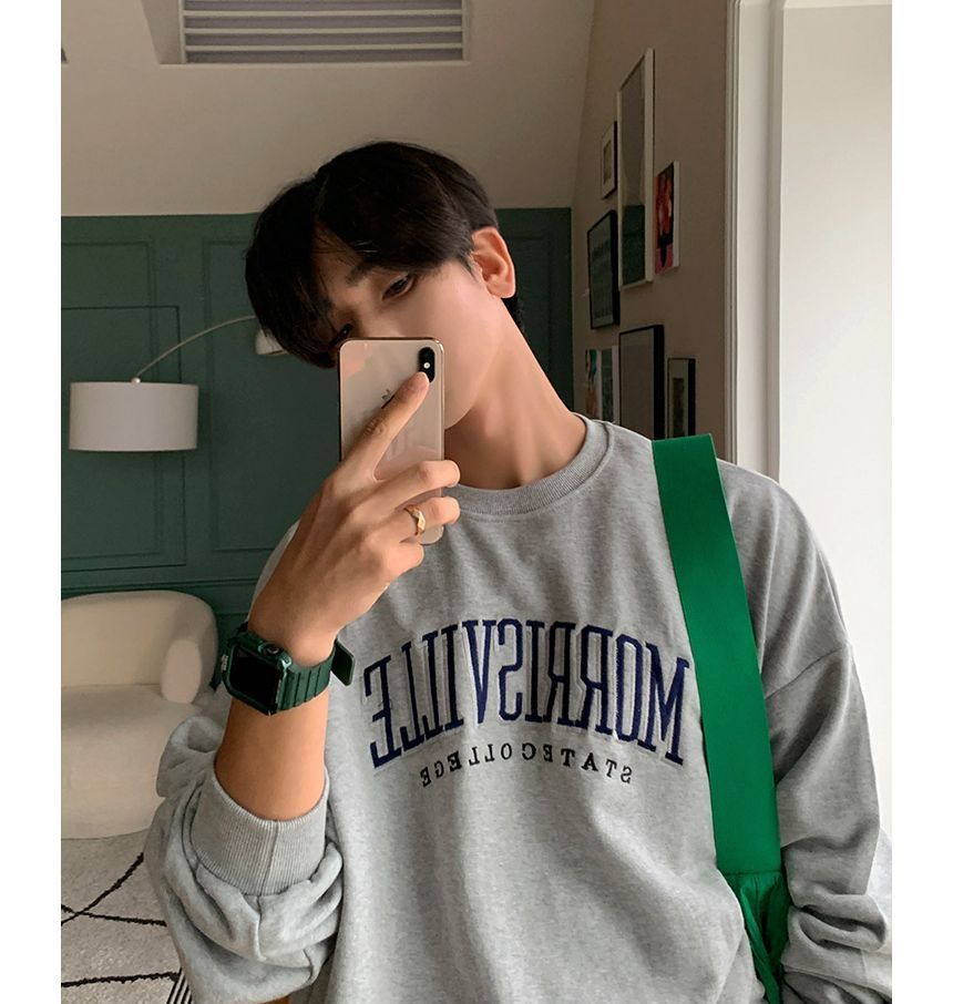 MRCYC - Sweatshirt met ronde hals en letters