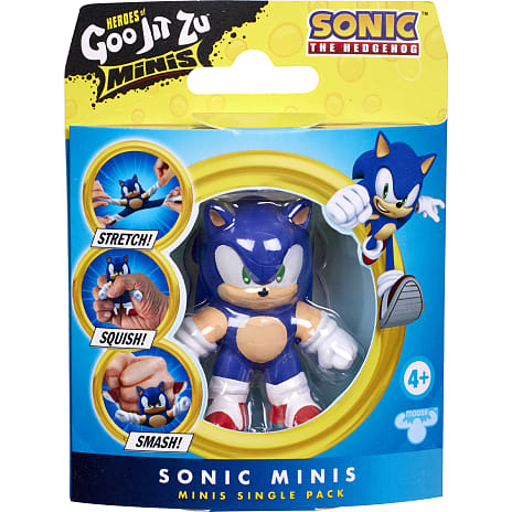 Goo Jit Zu Sonic strækbar figur - flere varianter - assorteret