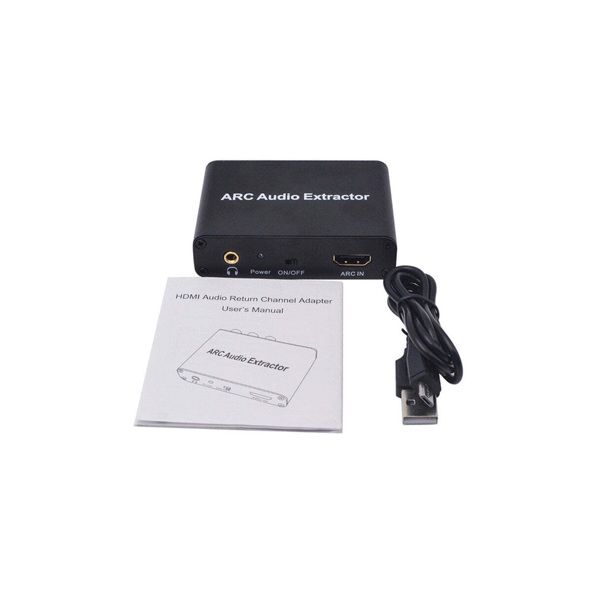 NÖRDIC HDMI ARC til RCA SPDIF TOSLINK Koaksial og Stereo HDMI Arc Converter DAC