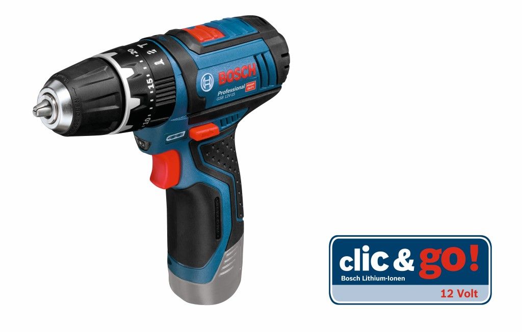Bosch GSB 12V-15 Accu schroefklopboormachine (in L-Boxx) - 06019B690E