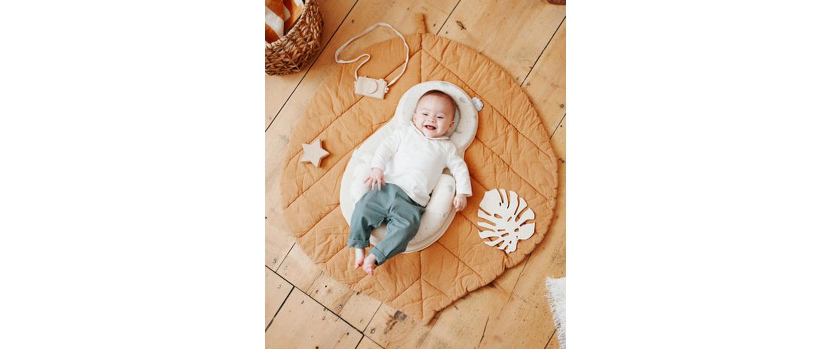 Liegehilfe Cosydream Fresh Mineral BeigeBabystütze ab der Geburt