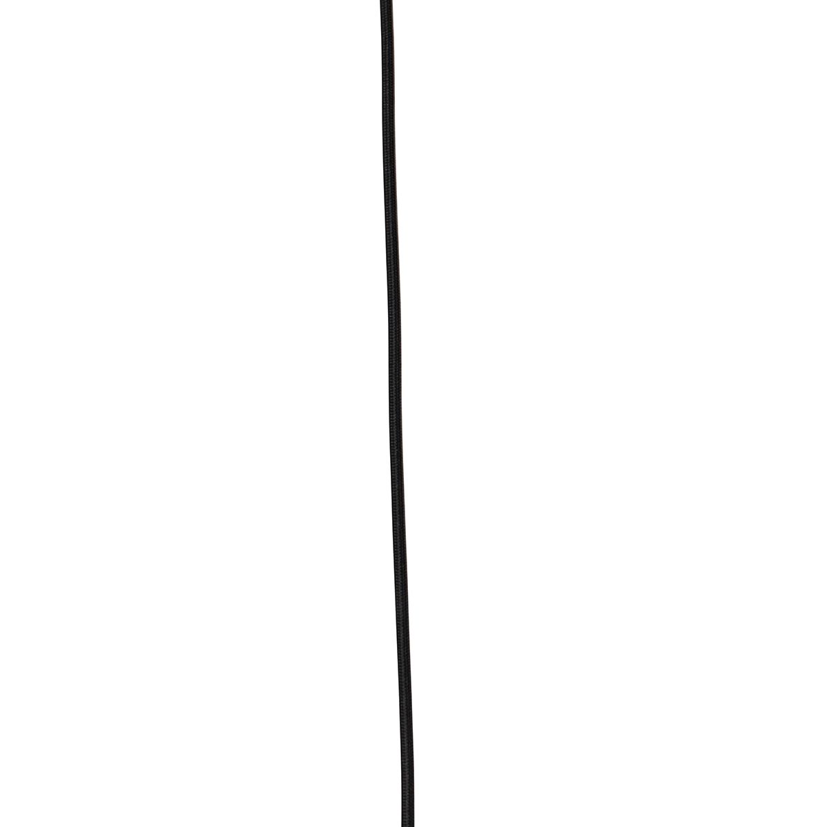 Oosterse hanglamp zwart met bamboe 50cm - Rina