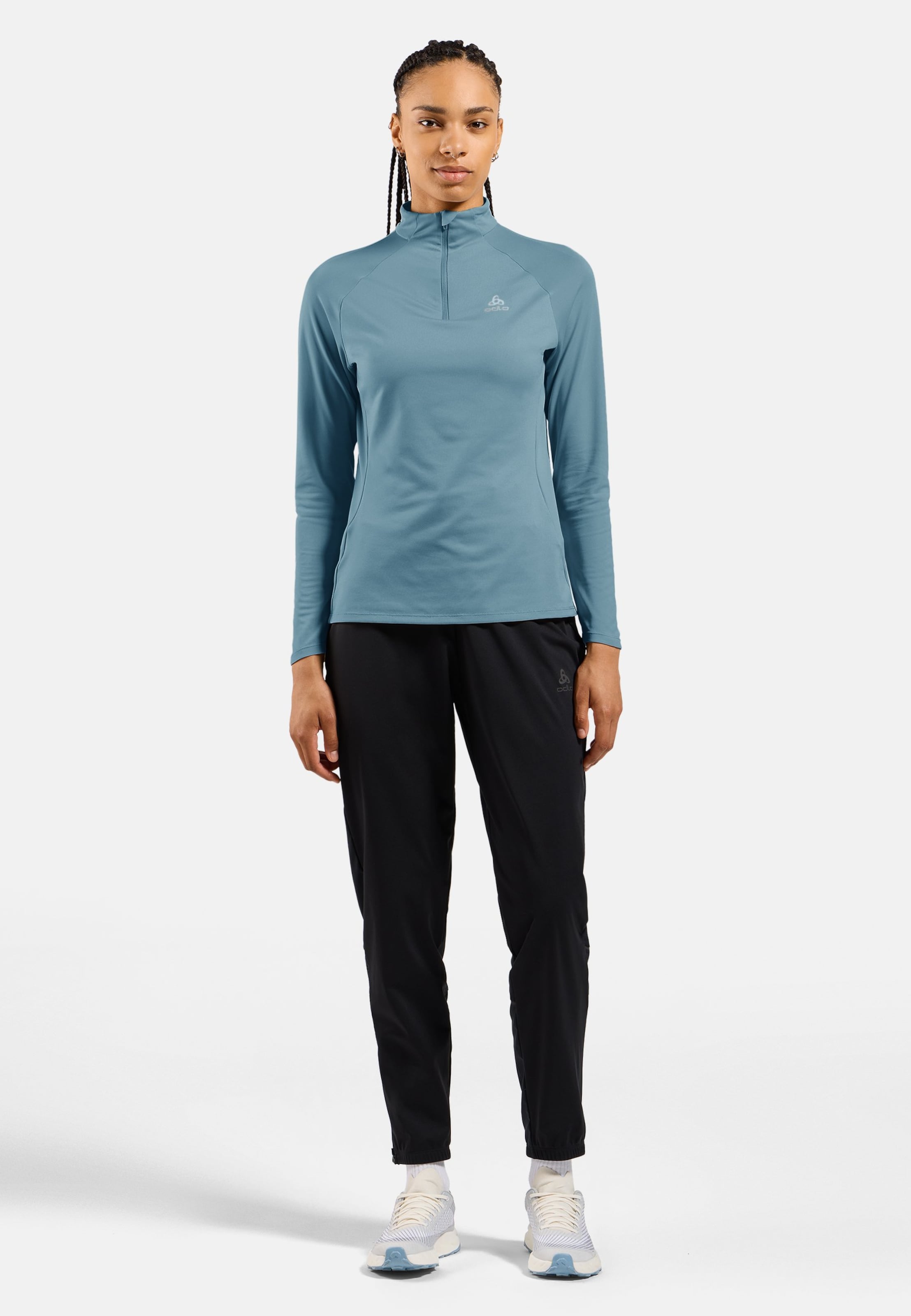 Essentials Ceramiwarm Mid Layer mit Halbreissverschluss in provincial blue
