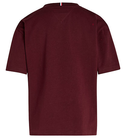 Tommy Hilfiger T-shirt - Essential - Deep Rouge