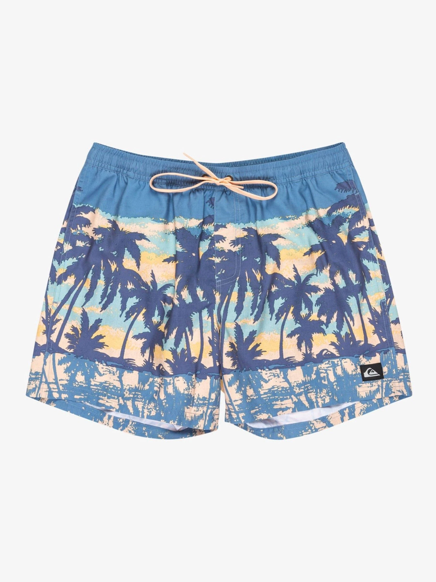 Quiksilver Everyday Straight Volley 15 Zwembroek met tropische print