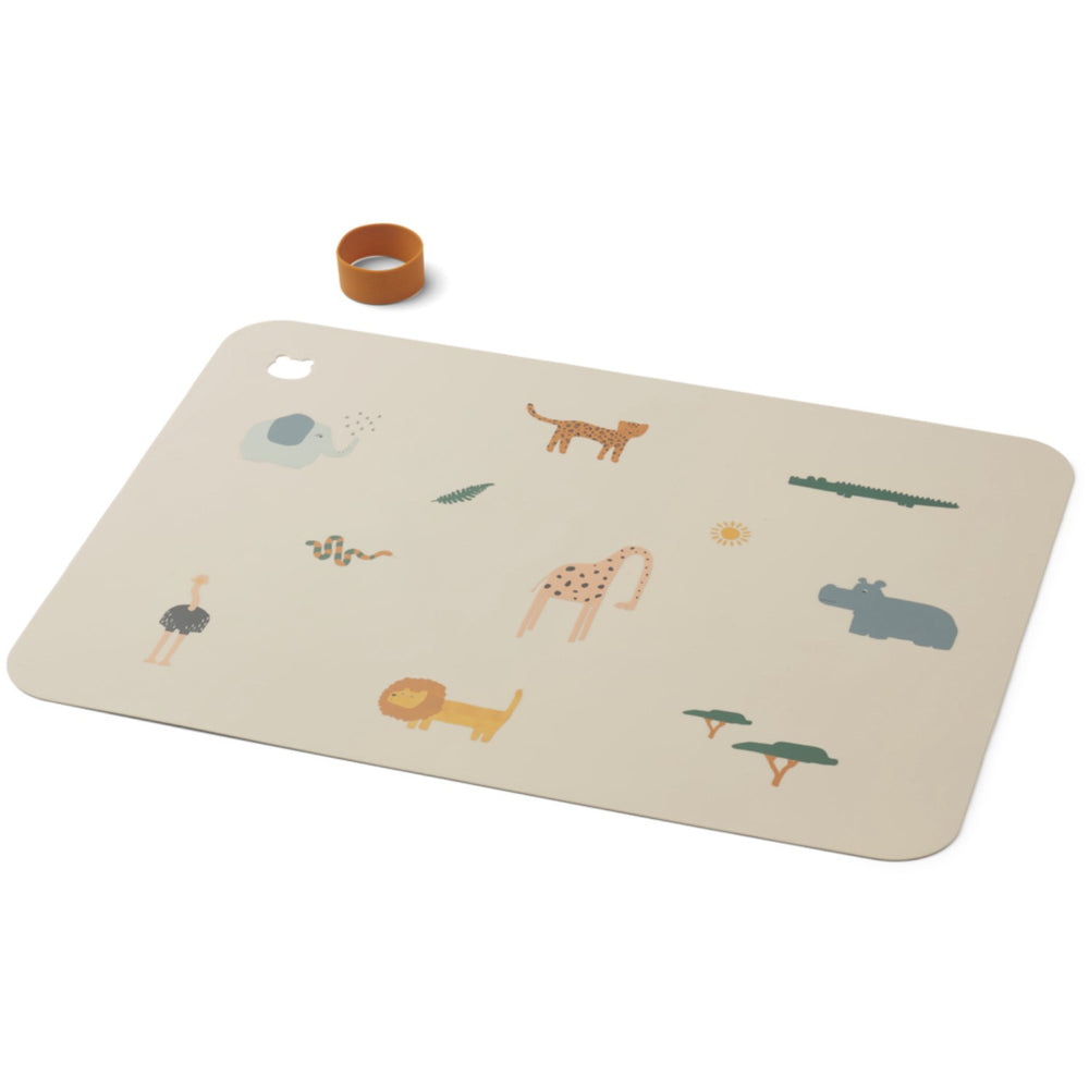Køb LIEWOOD Safari Sandy Mix Jude Printed Dækkeserviet