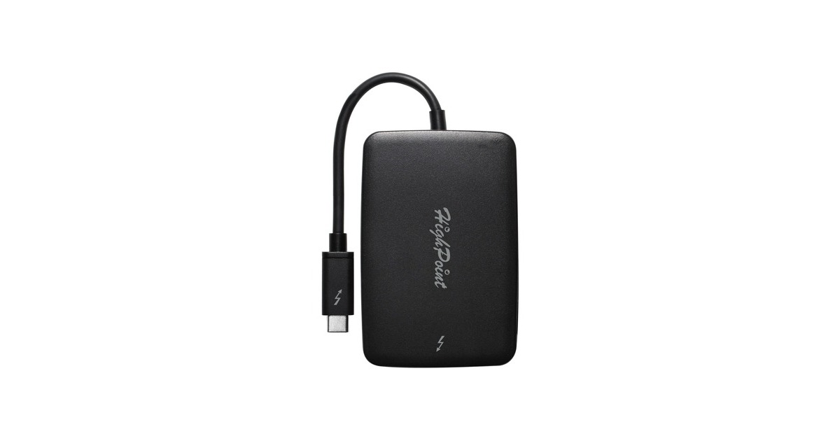 HighPointAdapter TB3-LADP-TB2, Thunderbolt 3 > Thunderbolt  (Zwart)
