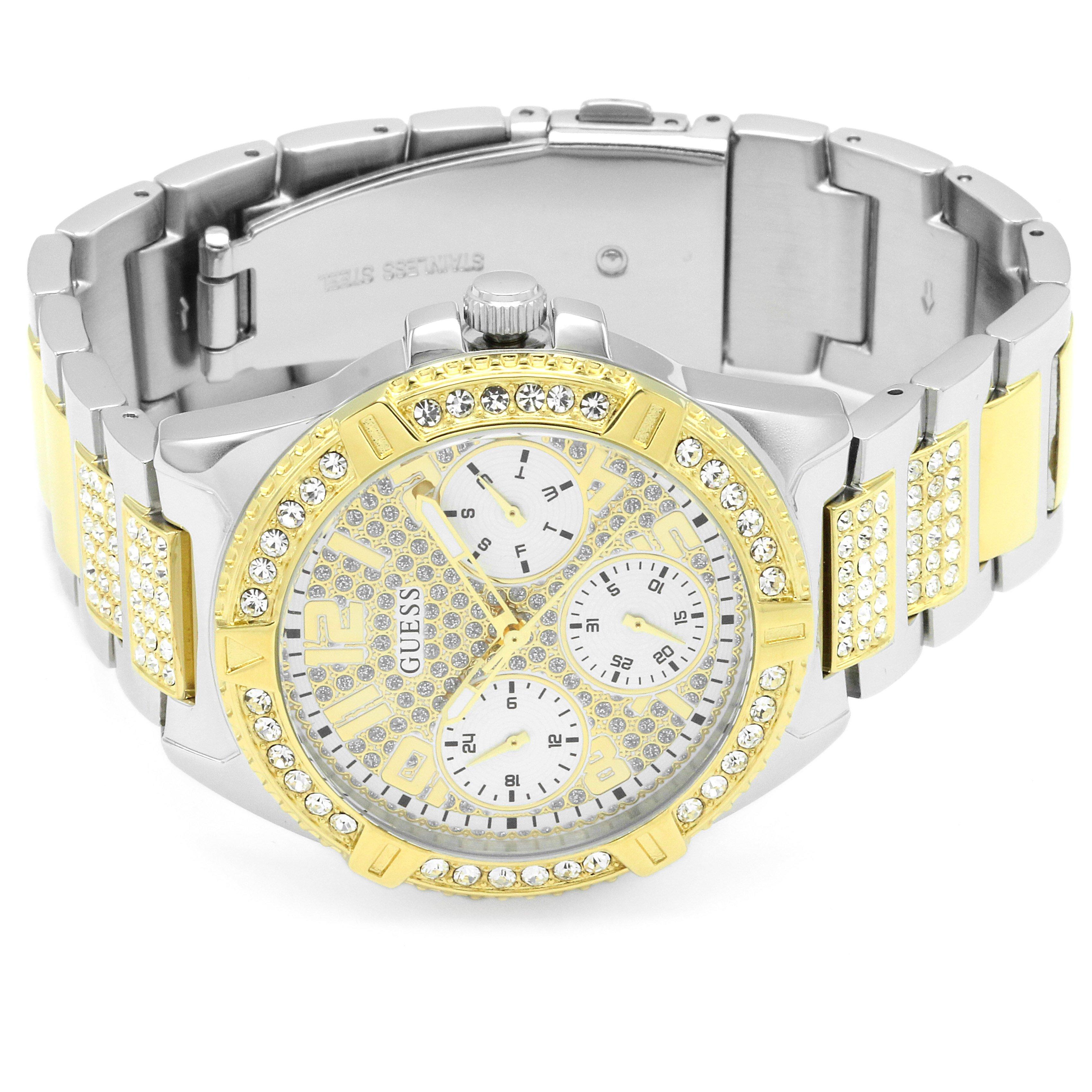 Guess Stainless Steel Fashion Analogue Quartz Watch