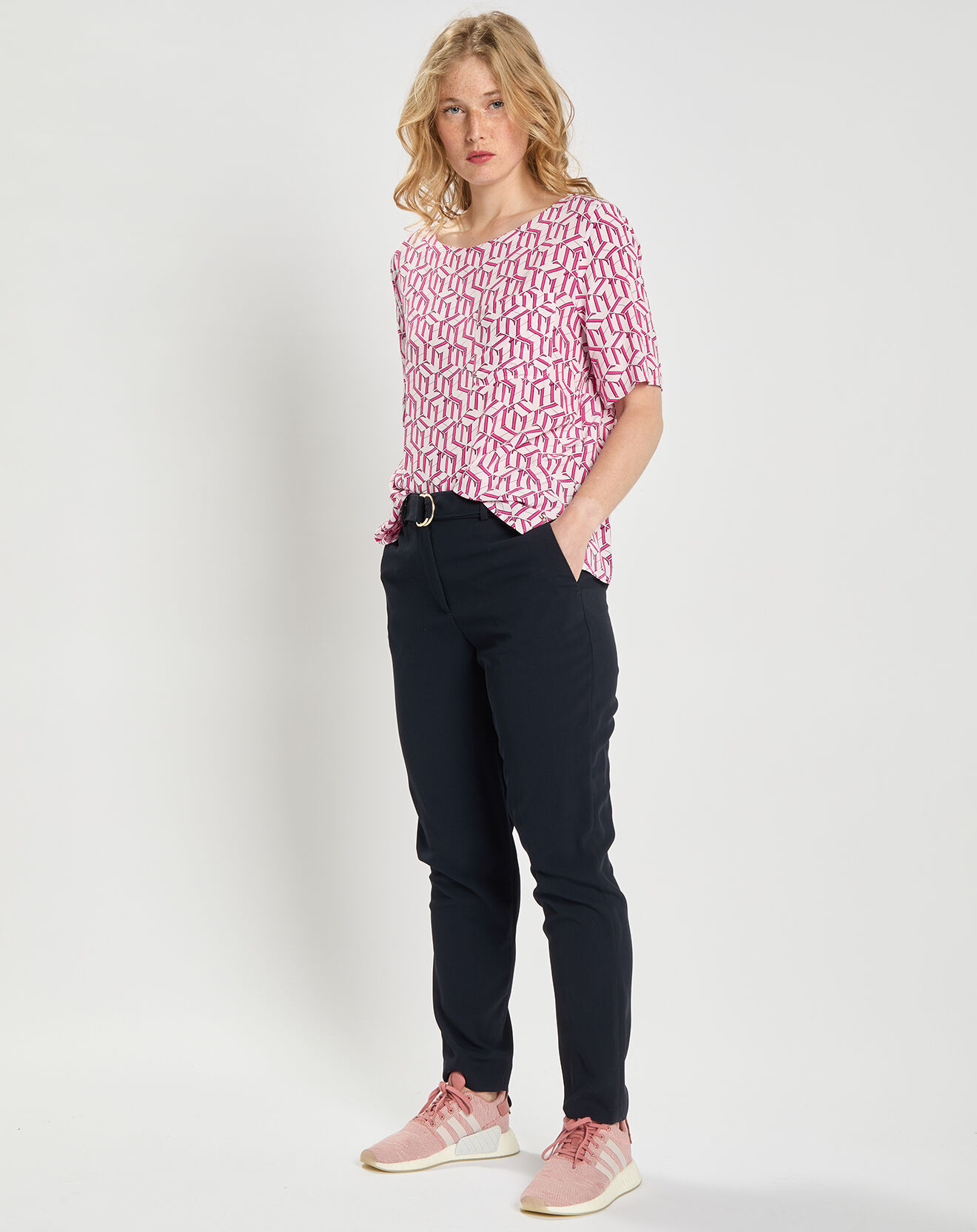Tommy Hilfiger Top imprimé rose