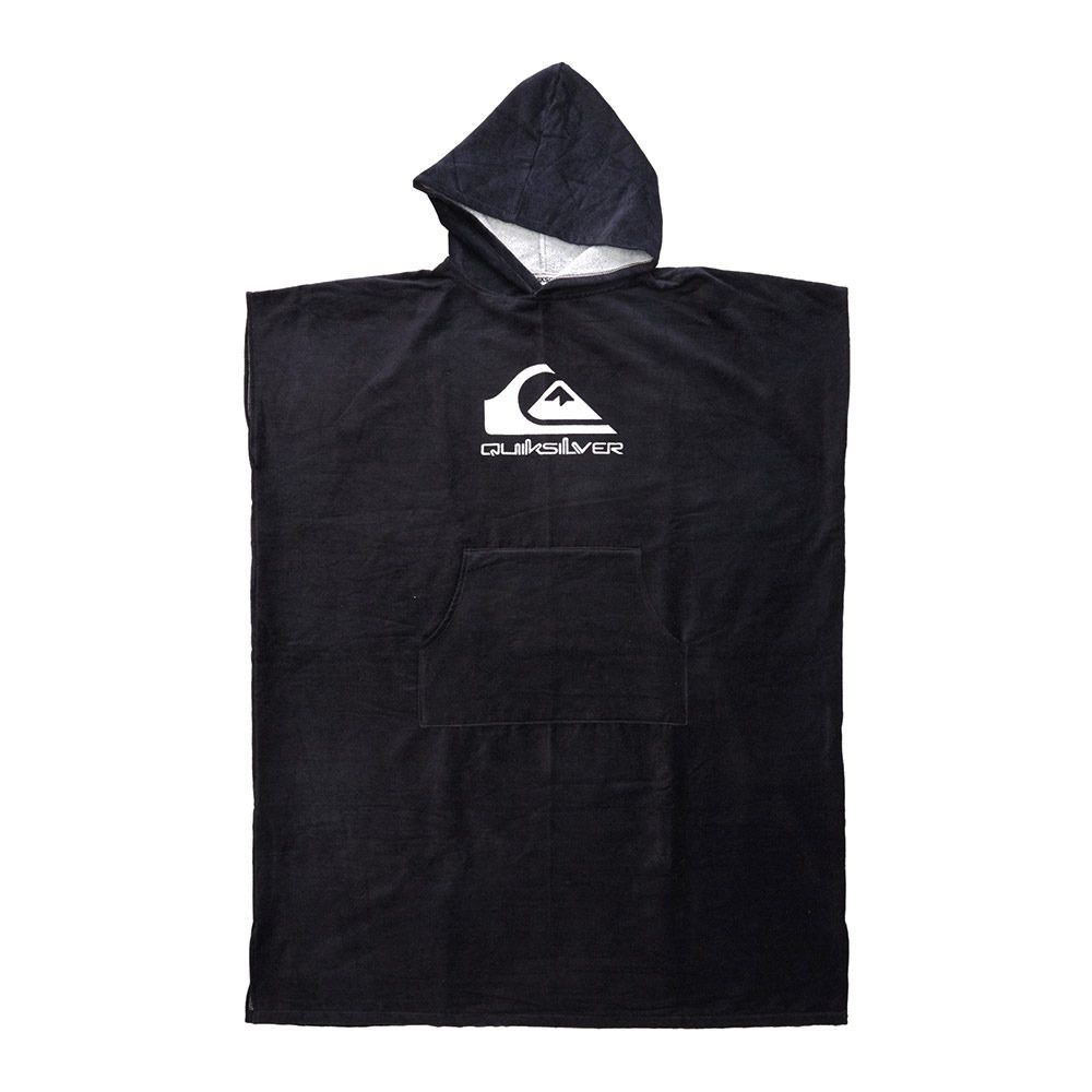 Quiksilver HOODY TOWEL - Poncho serviette Homme black