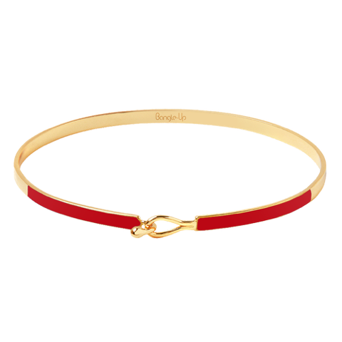 Bangle Up  Lily armbånd - Salsa Red
