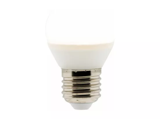 Ampoule LED sphérique E27 5,2W - Blanc chaud - 470lm 2700K - Zenitech