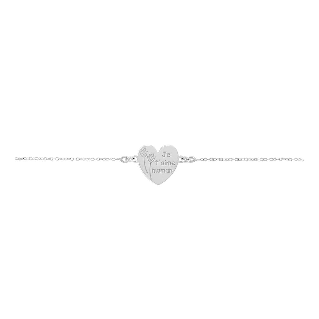 Bracelet Florine Argent Blanc