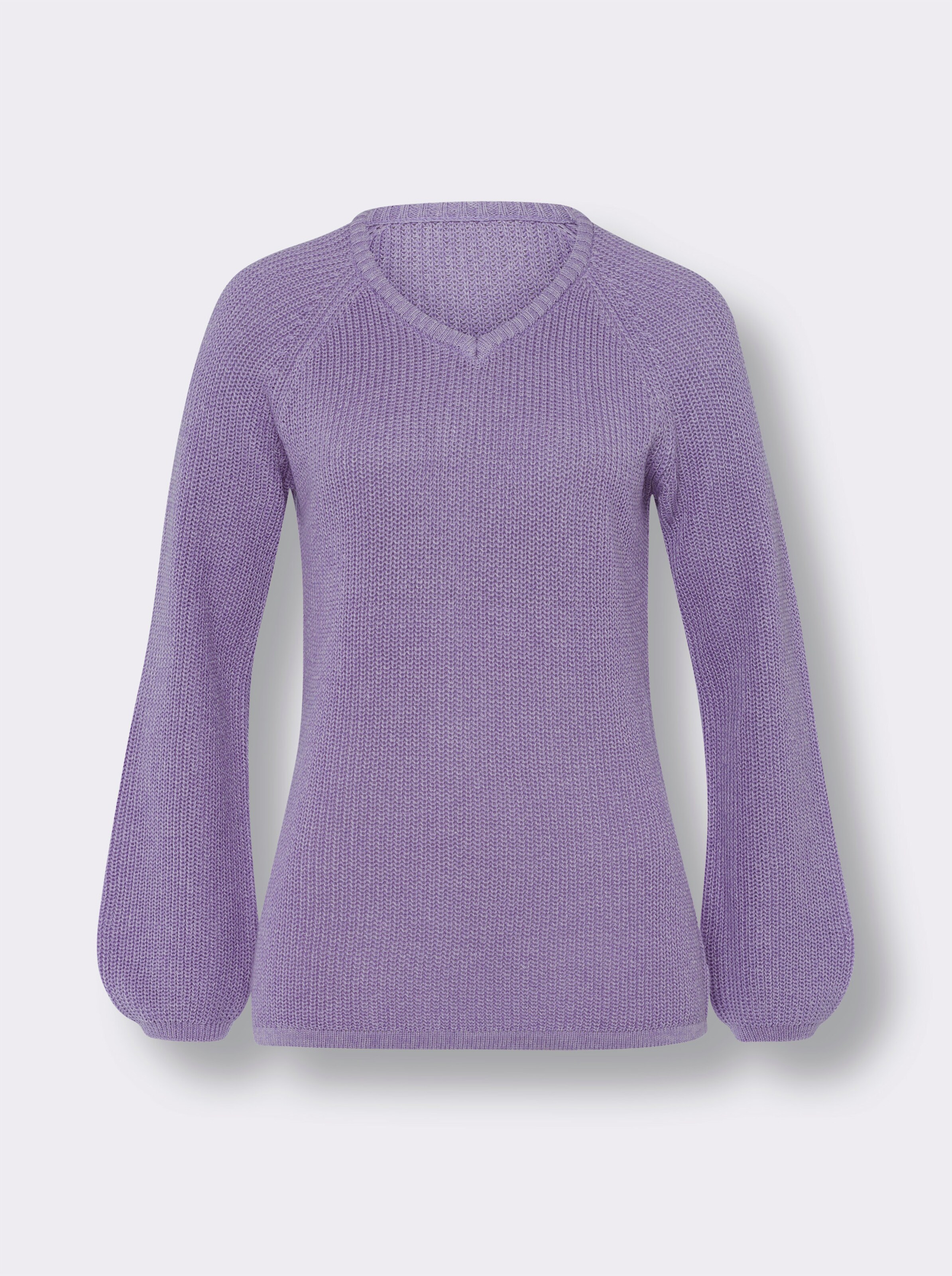 Rippenpullover