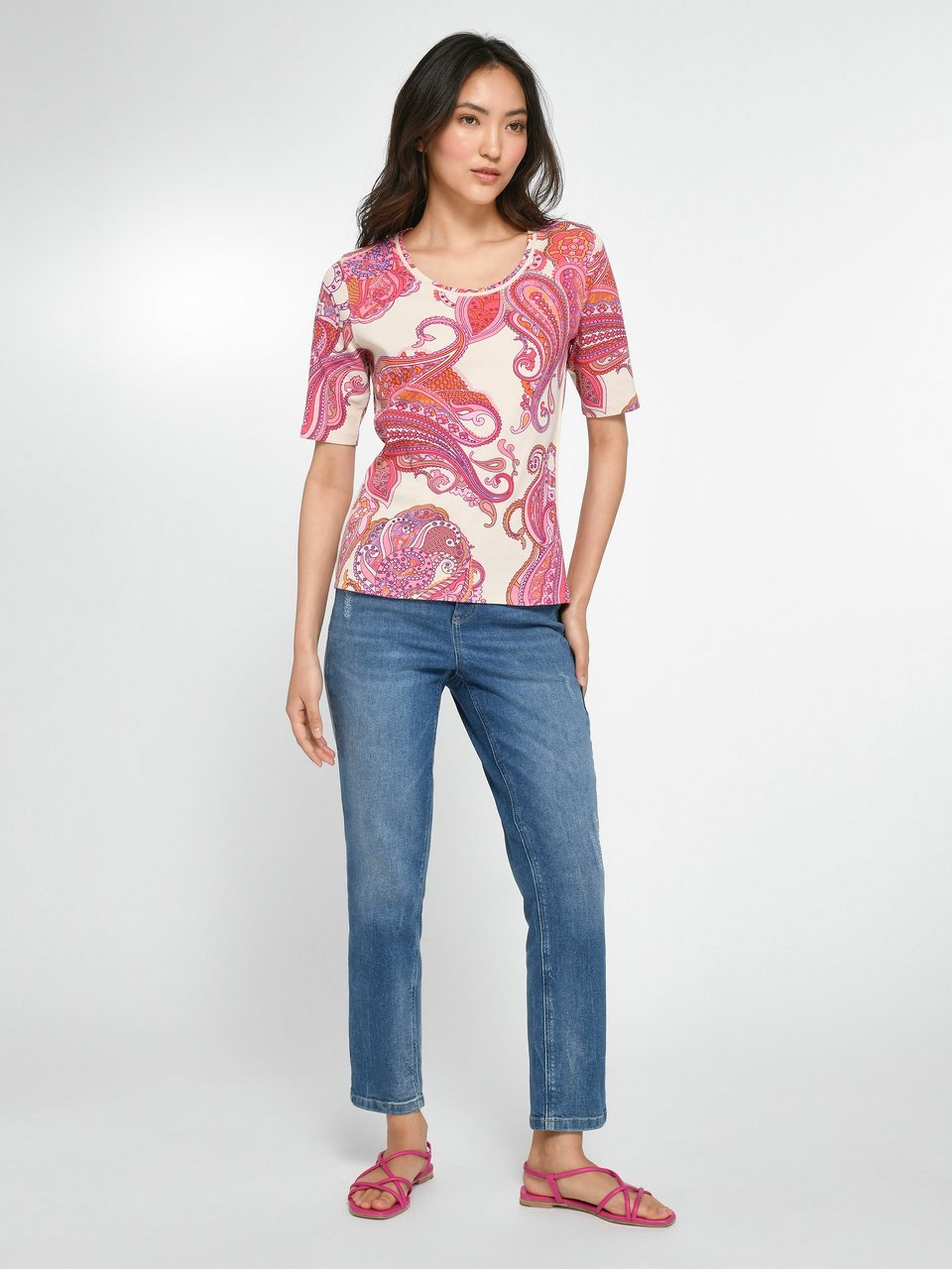 Rundhals-Shirt