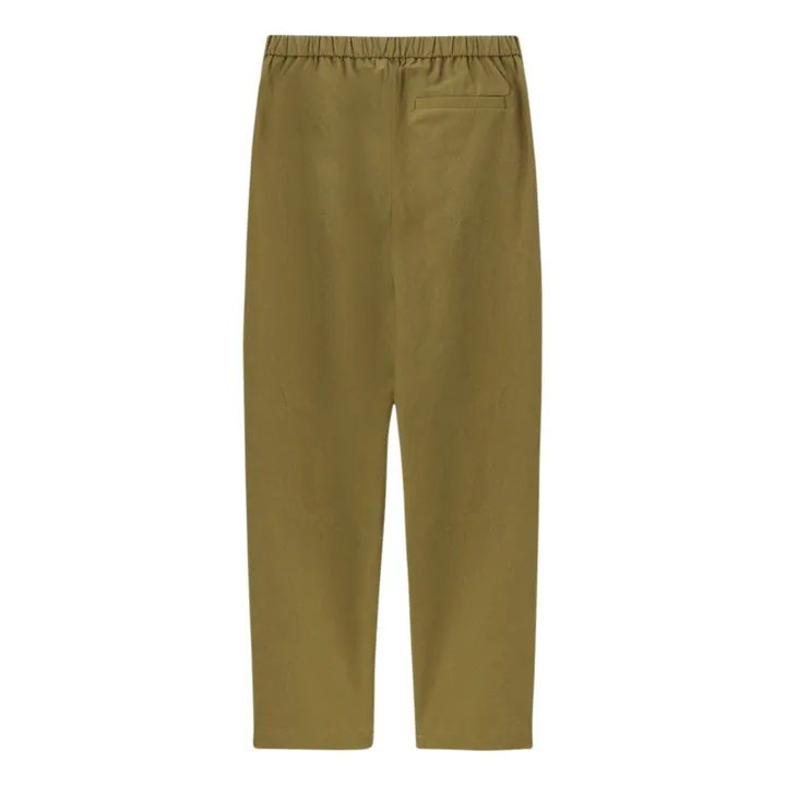 Pomandère Pantalon Elastiqué Droit | Vert kaki