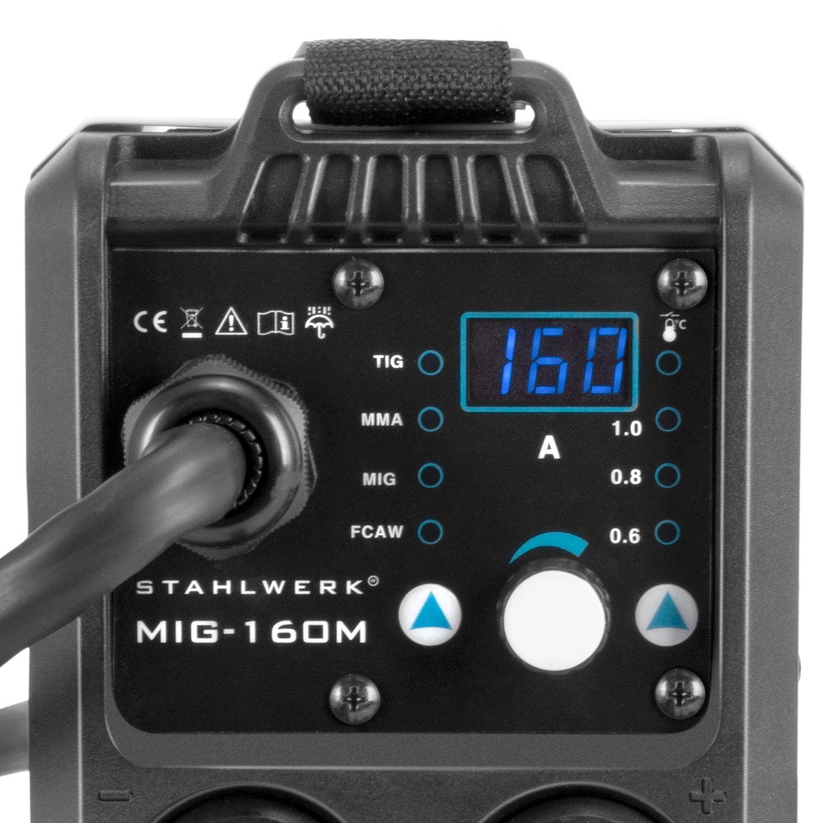 STAHLWERK MIG MAG 160 M IGBT 5-in-1 combinatielasapparaat met 160 ampère