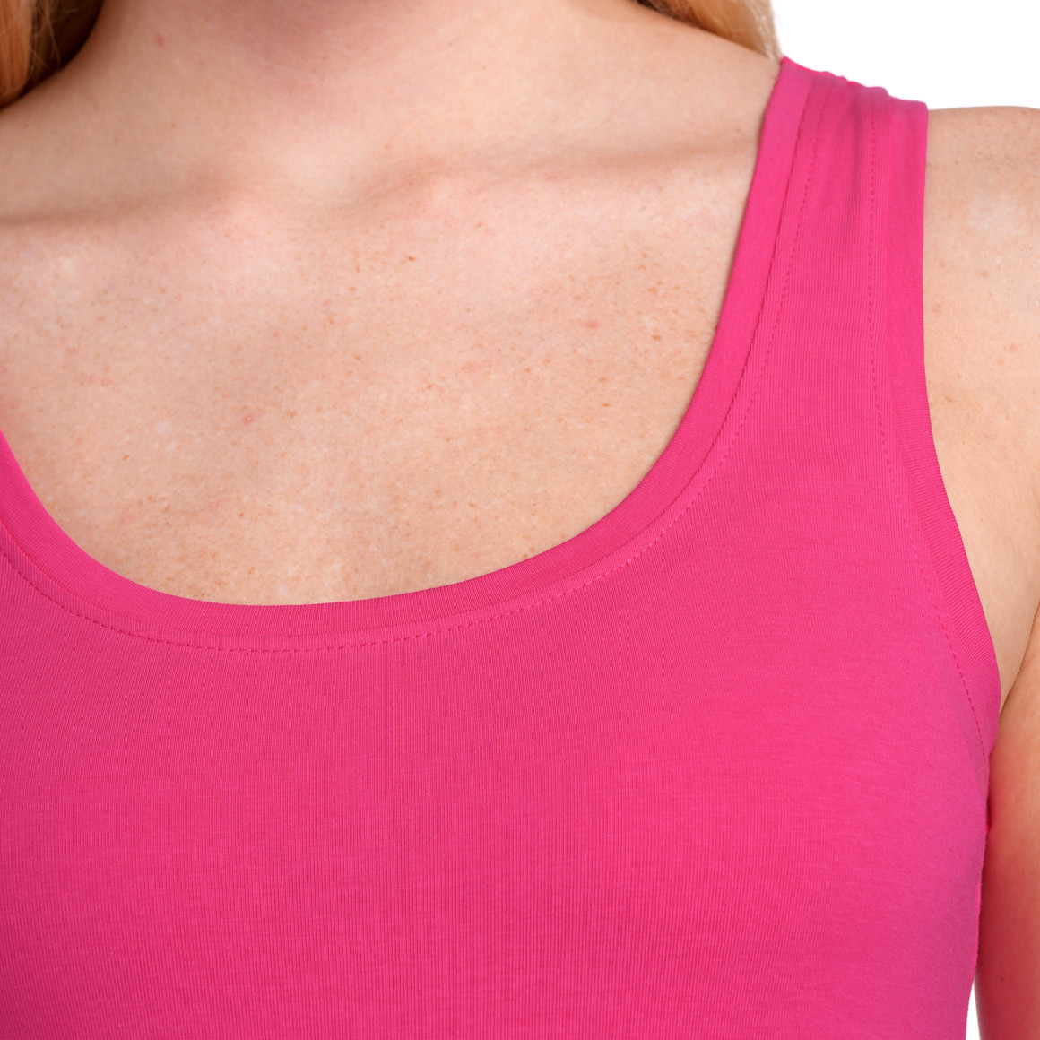 Gina Benotti Damen Top im Basic-Look pink