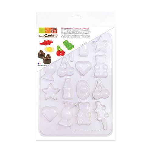 Moule en plastique pour bonbons et chocolats Scrapcooking