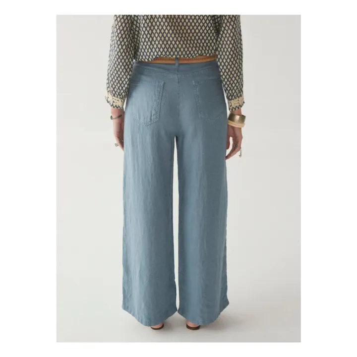 Maison Hotel Pantalon Ample Marisa | Bleu pétrole
