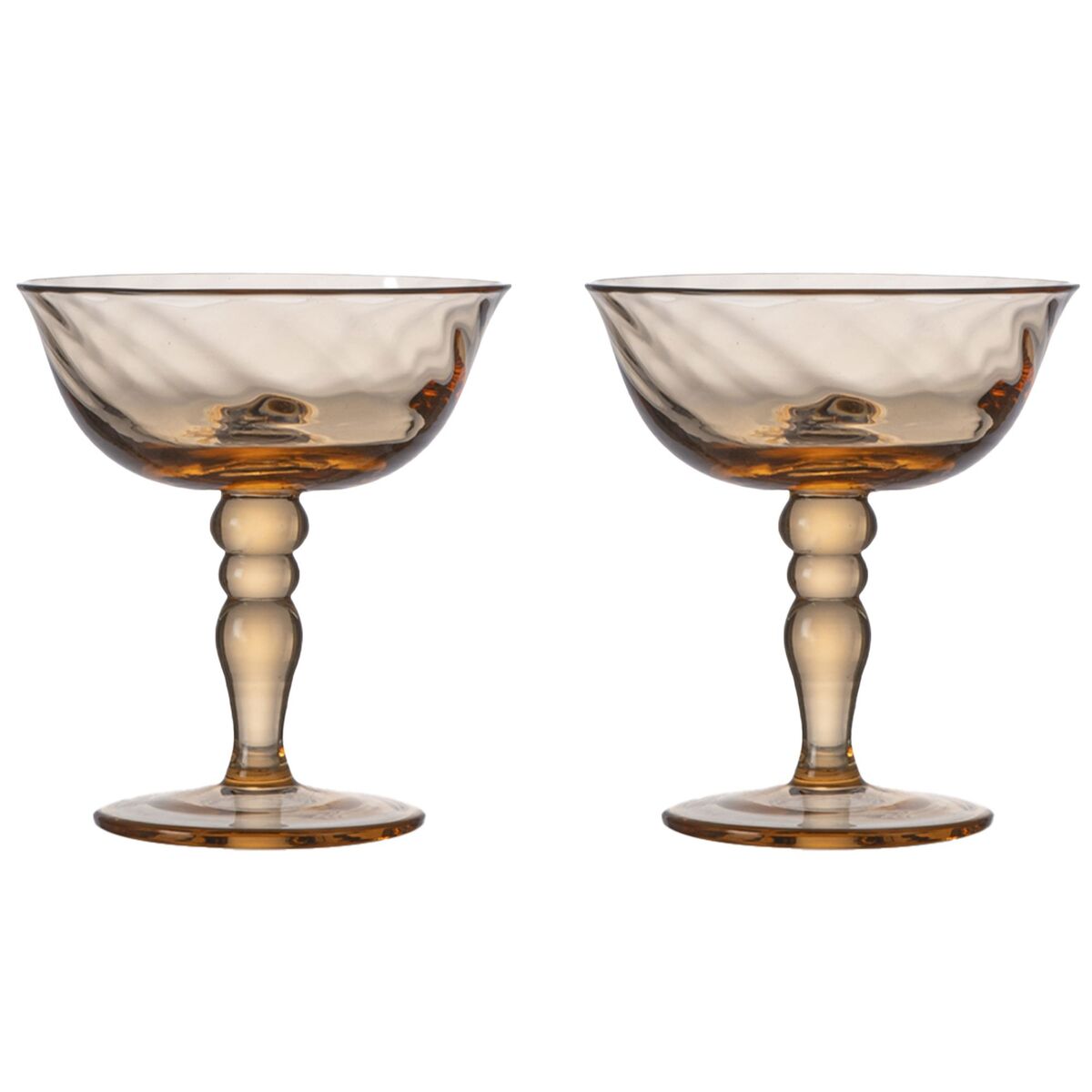 Opacity italiensk coctailglass 15 cl 2-pakning, fersken