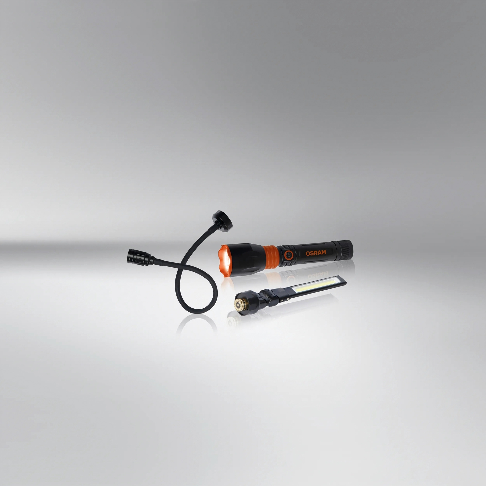 Osram LEDinspect 3-in-1 Kit mit LED-Taschenlampe / Inspektionsleuchte / Schwanenhalsleuchte